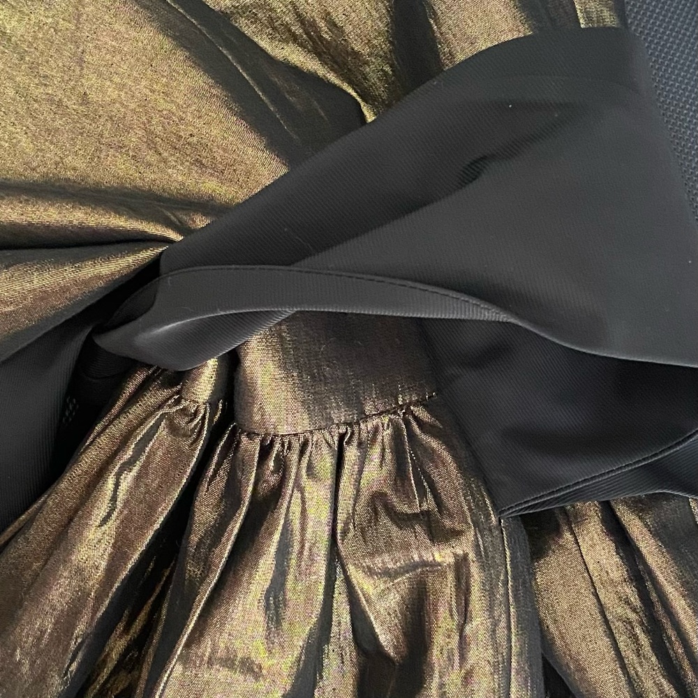 DKNY Gold Metallic Dress - Size 0 - Picture 9 of 9